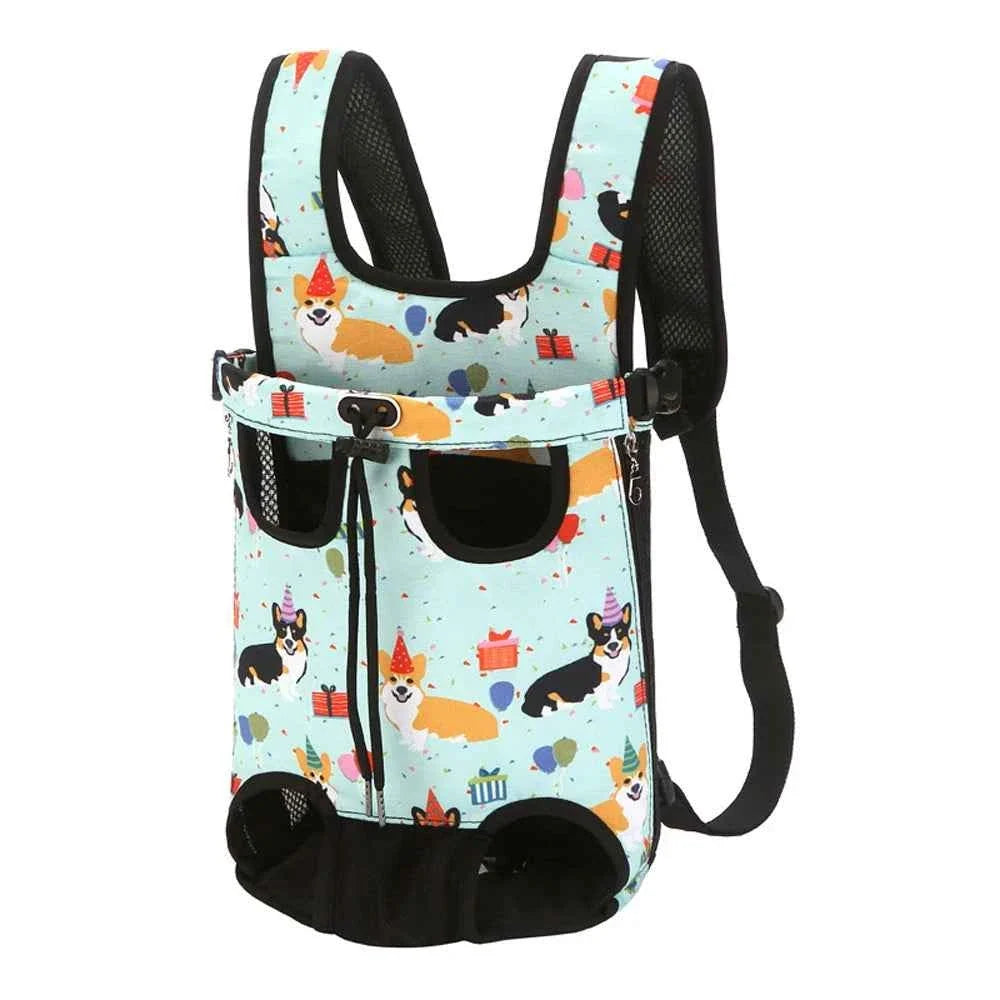 Mochila transportadora ajustable para gatos y perros pequeños