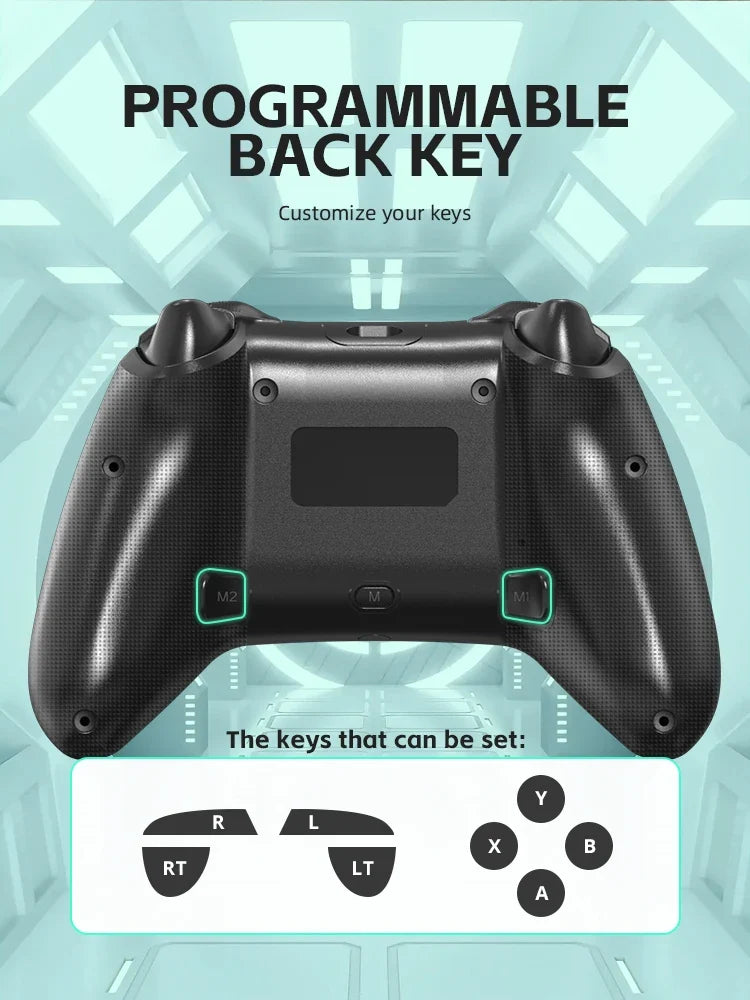 Data Frog Wireless Controller For Switch OLED/LITE/PC/Android Console Pro Gamepad with Programmable Turbo Function