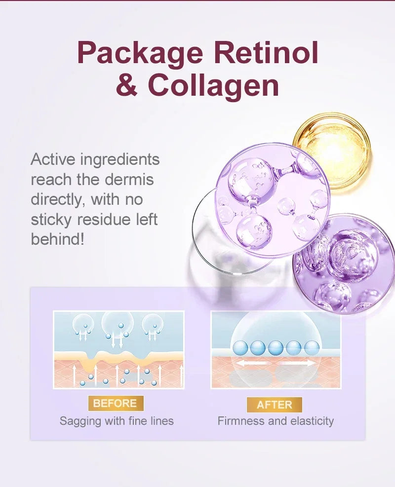 Retinol facial essence smoothes, moisturizes, reduces fine lines, tightens and nourishes essence