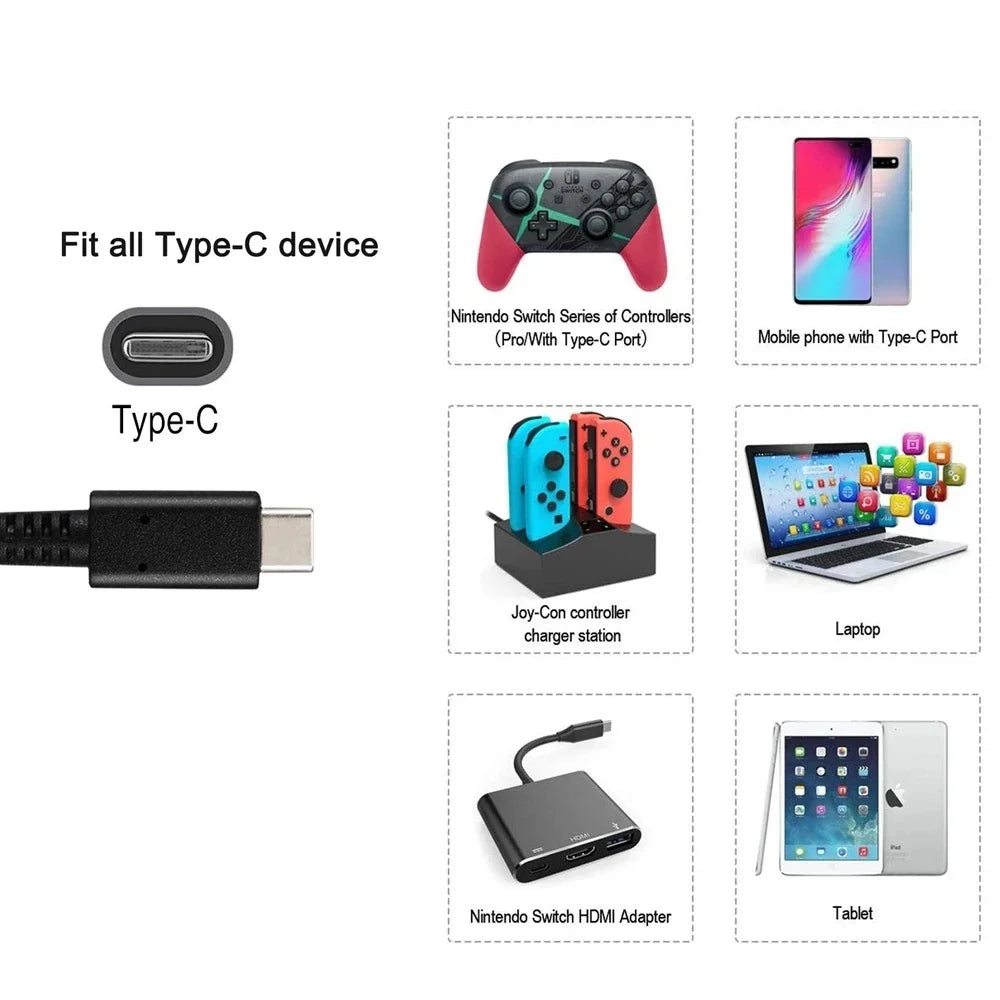 Switch Power Adapter and Switch Lite Plug Fast Charger AC Adapter Mobile Phone Charger