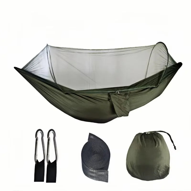 Portable outdoor camping hammock, mosquito net bed, sleeping tent, camping bed, hanging tent, travel shelter, ultralight hammock