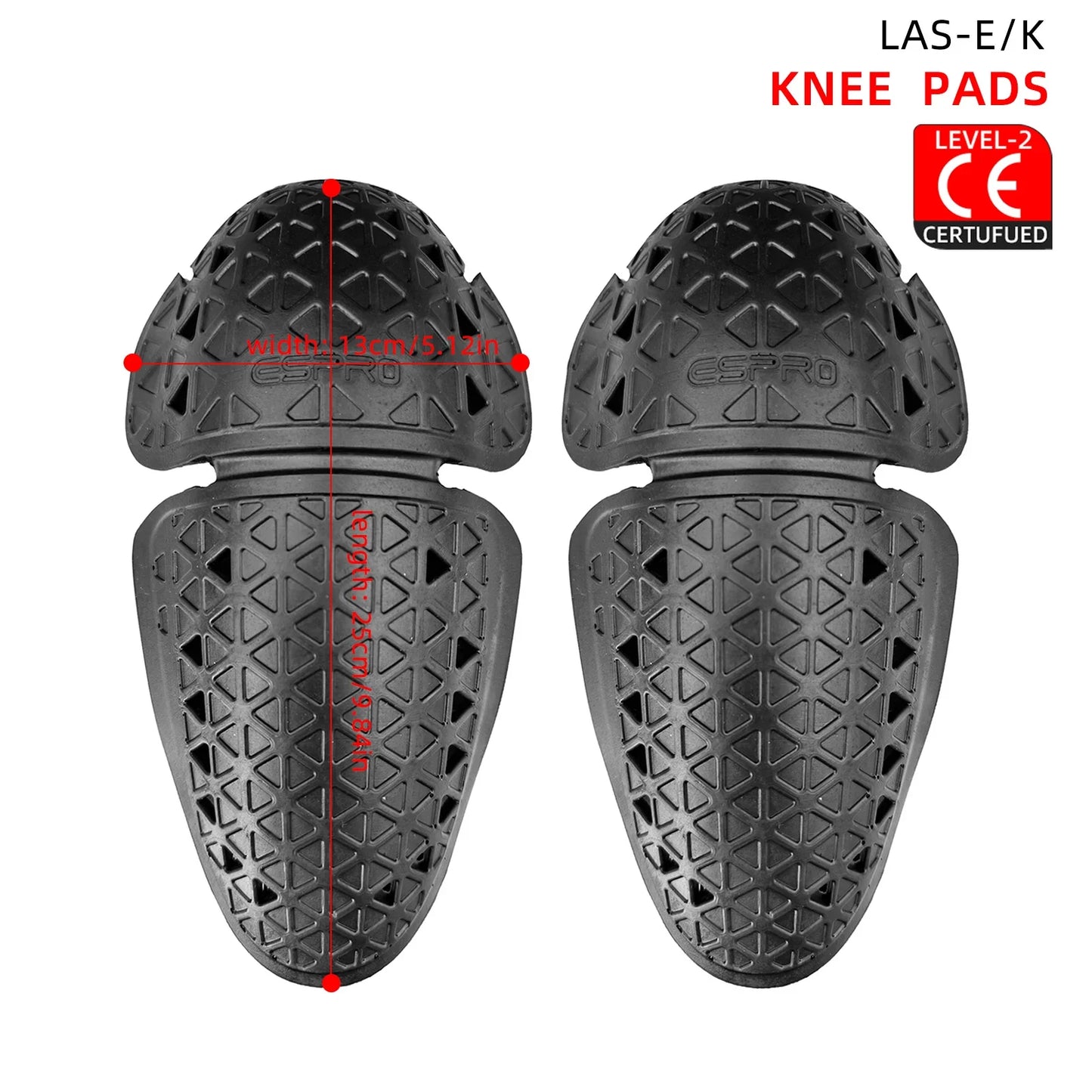 Black CE Level 2 Certified Motorcycle Jacket Insert Protector Thick Elastic Back Spine Protective Pad Rider Armor Coat Accessory
