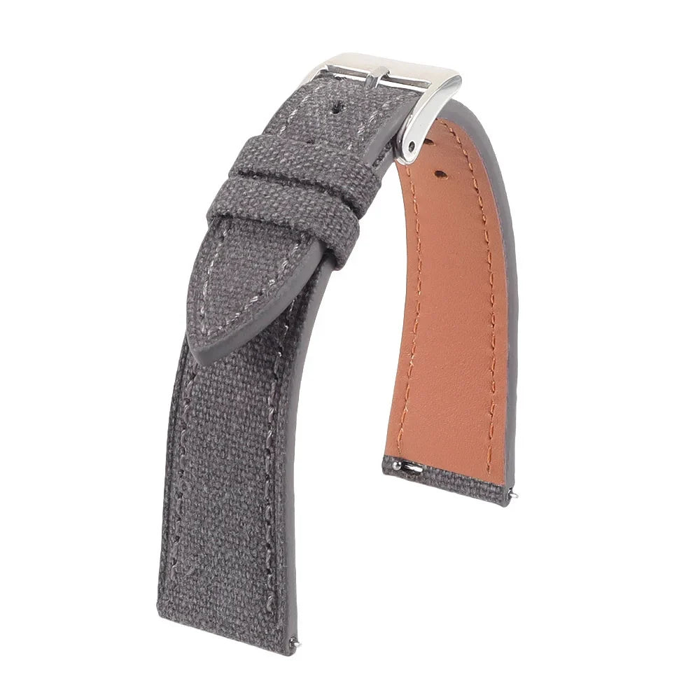 Huawei Watch & Watch GT Slim Canvas Band with Leather Lining