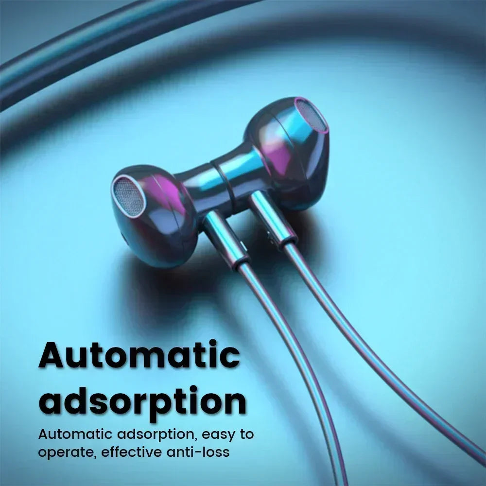 K58pro TWS Wireless Headphone Bluetooth 5.3 Earphones Magnetic Neckband Sport Waterproof Blutooth Headset with Mic Noise Cancell