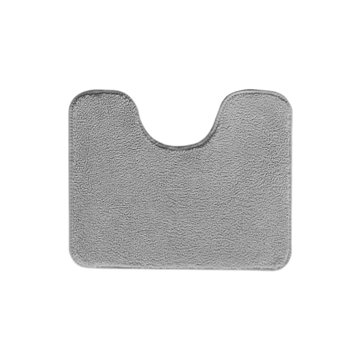 U-Shaped Toilet Mat Bathroom Mat Bathroom Carpet Bathroom Carpet Memory Foam Bath Mat Anti-Skid Super Absorbent