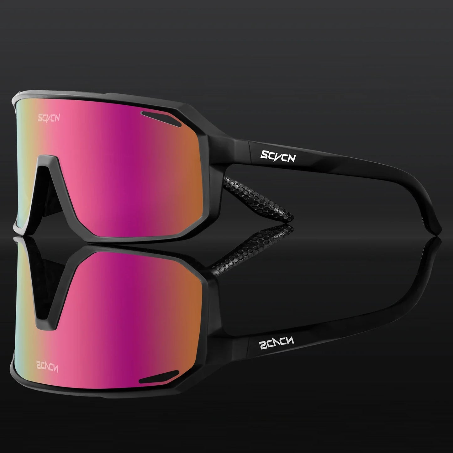 SCVCN Cycling Glasses UV400 Photochromic Sunglasses Men Sun Mountain Bike Road Bicycle Eyewear Sports Running MTB Cycle Gogg