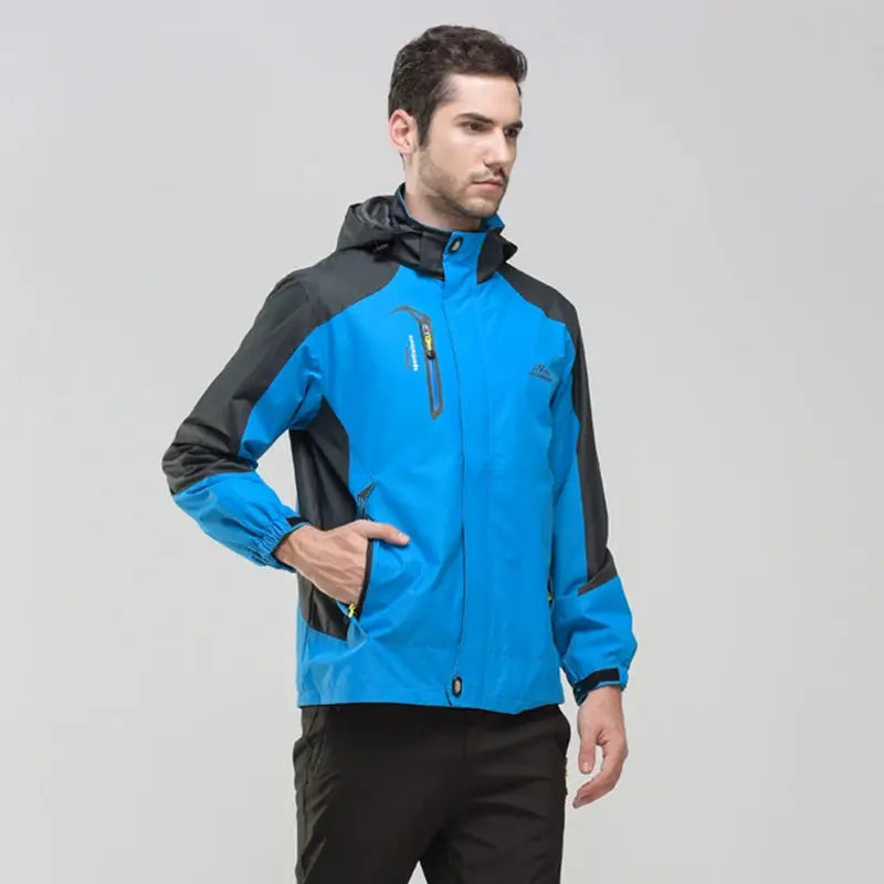Men's Waterproof Hiking Jacket for Spring and Autumn
