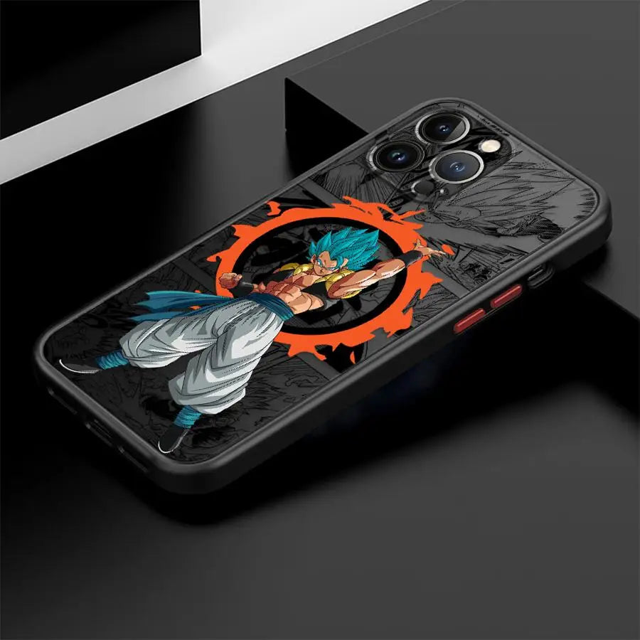 Soft Cover Case for iPhone XR 14 15 Pro MAX XS 11 Plus 11 12 13 Mini 8 7 SE 16 14Pro 12Pro 16 Plus Dragons Balls Goku DBZ