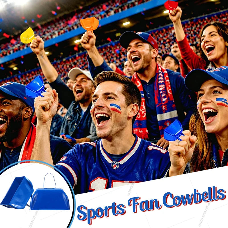 12-100 Pcs Metal Cowbells for Sporting Event 3 Inch Small Noise Makers