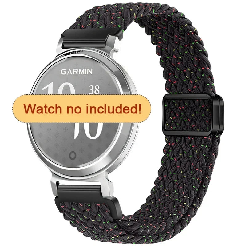 Garmin Lily 2 & 2 Active 14mm Braided Nylon Magnetic Band