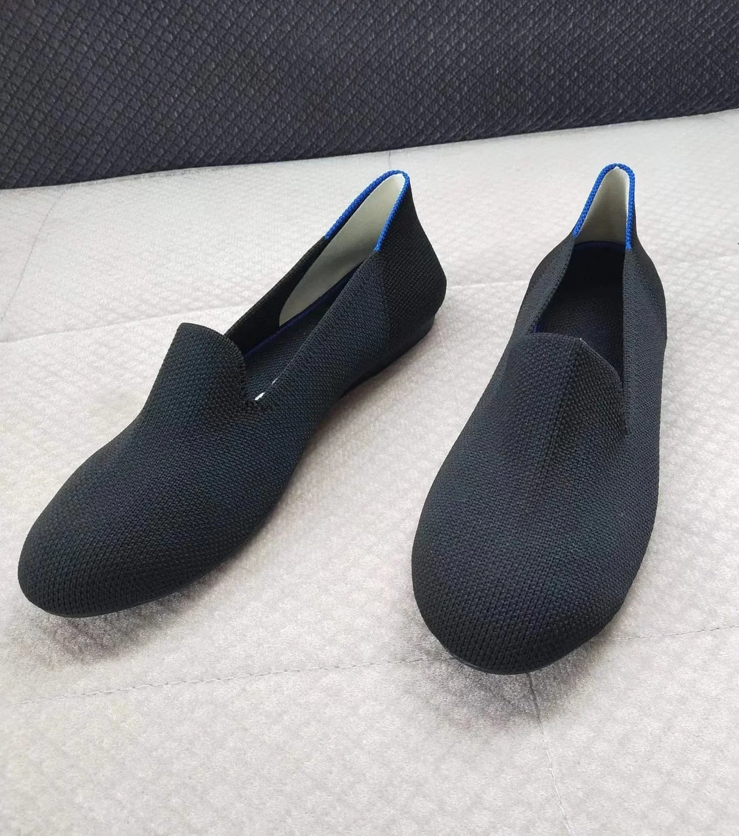 Maggie's Walker Women's Stretchable Soft Bottom Knitted Flats Spring Shallow-mouth Washable Casual Loafers Size 35~40