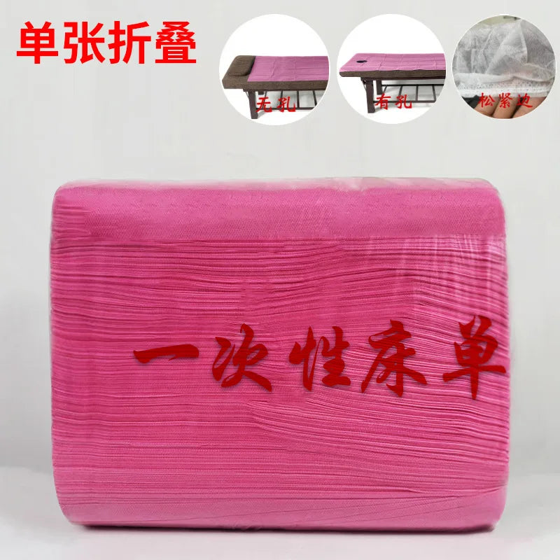 100pcs Disposable Thick Non-Woven Bed Cover Waterproof Breathable