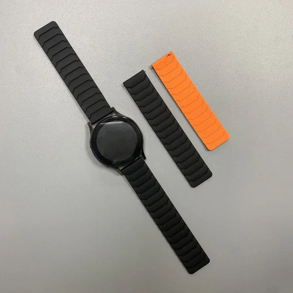 Motorola Moto Watch Segmented Magnetic Silicone Loop Band