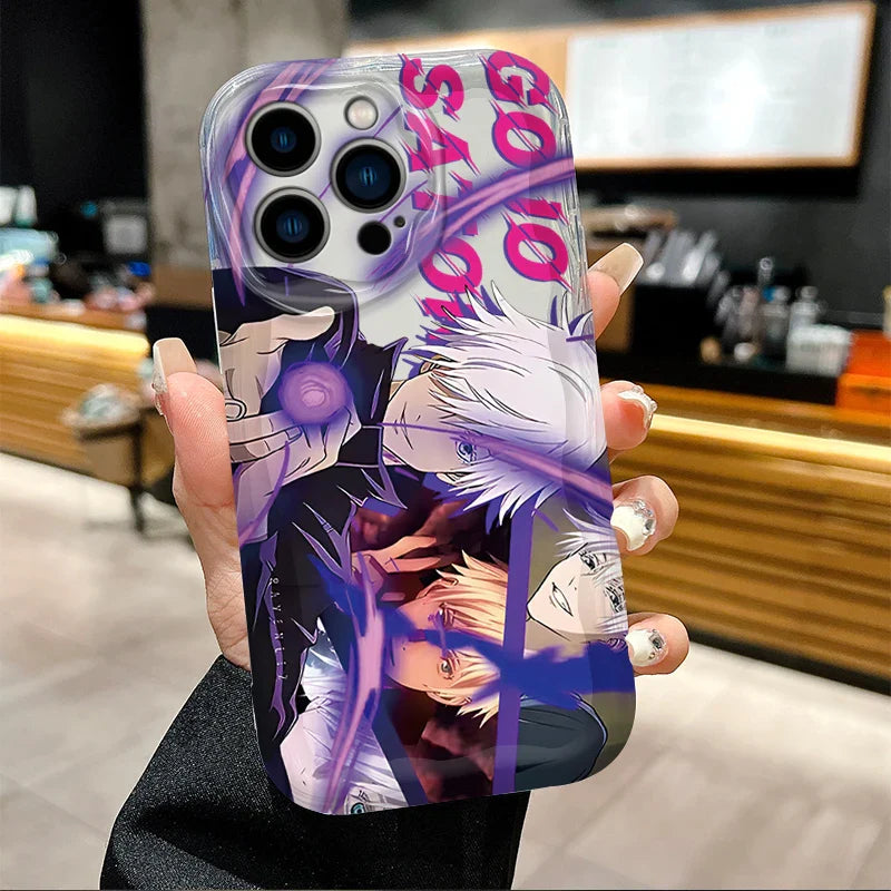 Funda de teléfono de onda suave Jujutsu Kaisen Gojo Satoru para iPhone