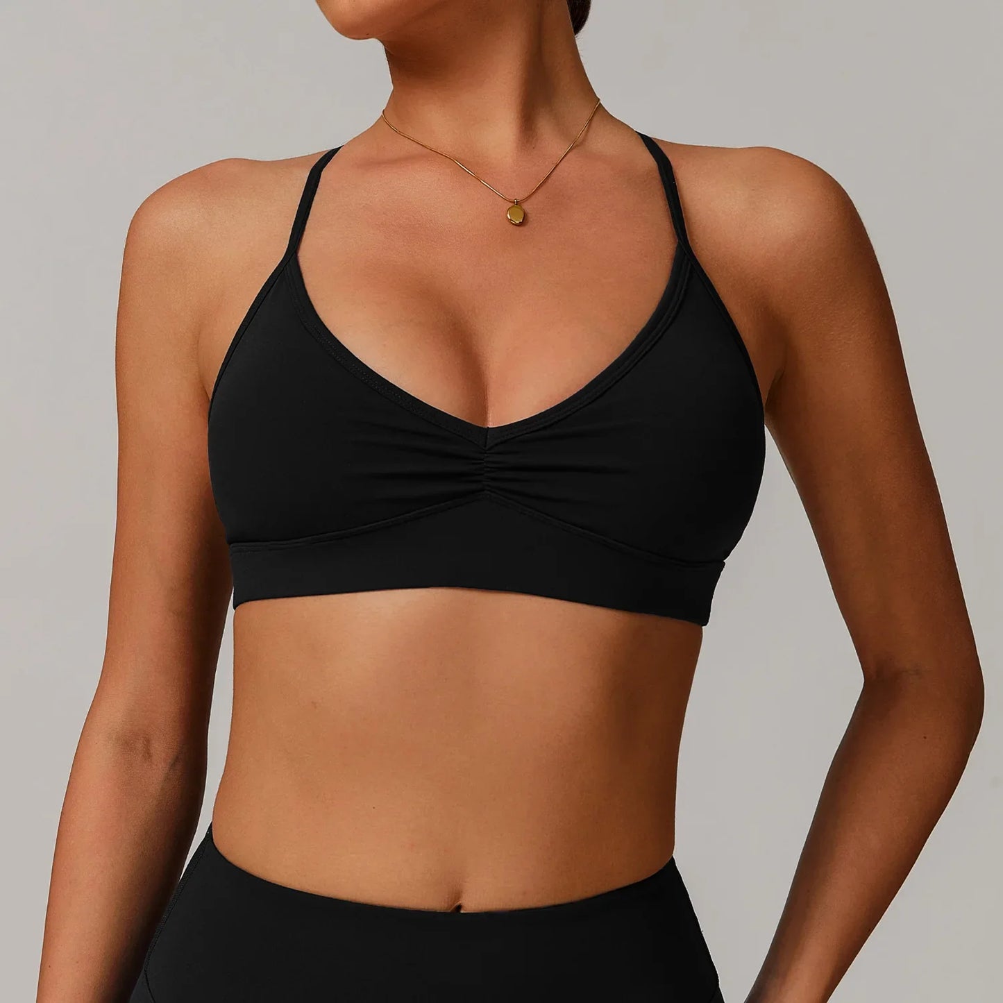 Gym Underwear Women Sport Bras Sports Bra Anti-sweat Breathable Yoga Bra Shockproof Crop Top Fitness Top Push Up Workout Tops