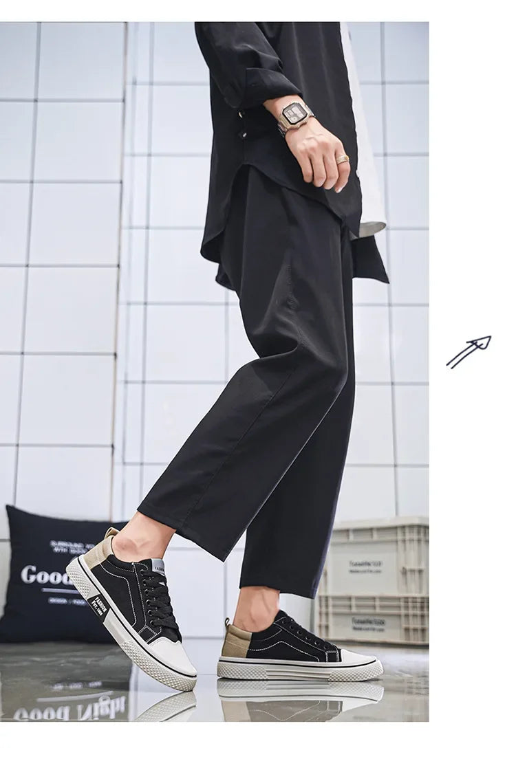 2026 New Summer Men's Breathable Versatile Skateboarding Shoes Men's Soft Bottom Casual Sports Trend Fashion Canvas Shoes 48size