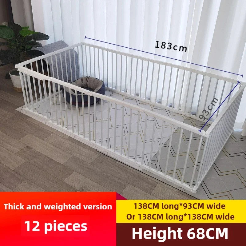 68CM in High Dog Fence Barrier Indoor DIY Poodle Teddy Fences Freely Combined Thickened Rabbit Cage Spliced Pet Guardrails
