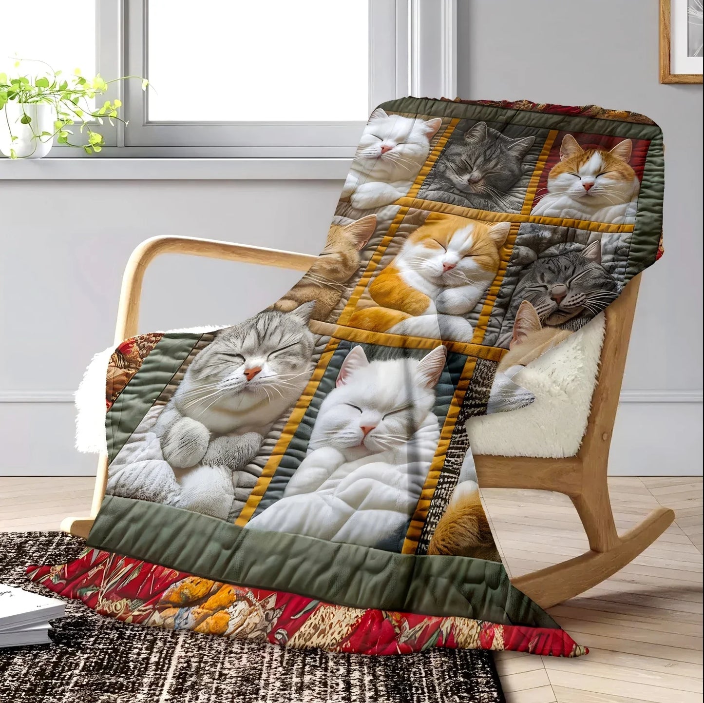 1PC Throw Cute Animals theme Cats Dogs Lover Flannel Blanket Gifts Soft Warm thin Blankets for Sofa Bed Car Camping all season