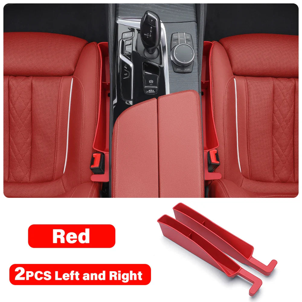2024 New 2PCS Car Seat Gap Storage Box Fill Auto Seat Gaps To Prevent Cell Phones From Falling Universal Tool Kit Accessories