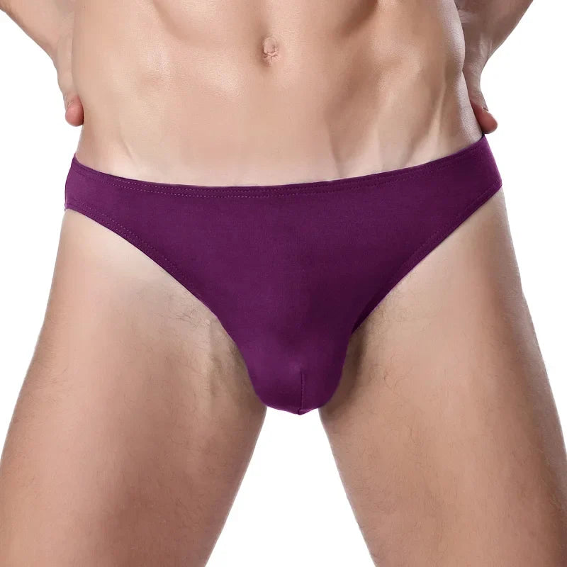 Men's underwear with a U-shaped protruding modal, thin, elastic and sexy low-waisted tight underpants