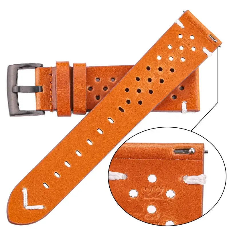 Suunto Leather Band - Breathable, Stylish, Durable Design