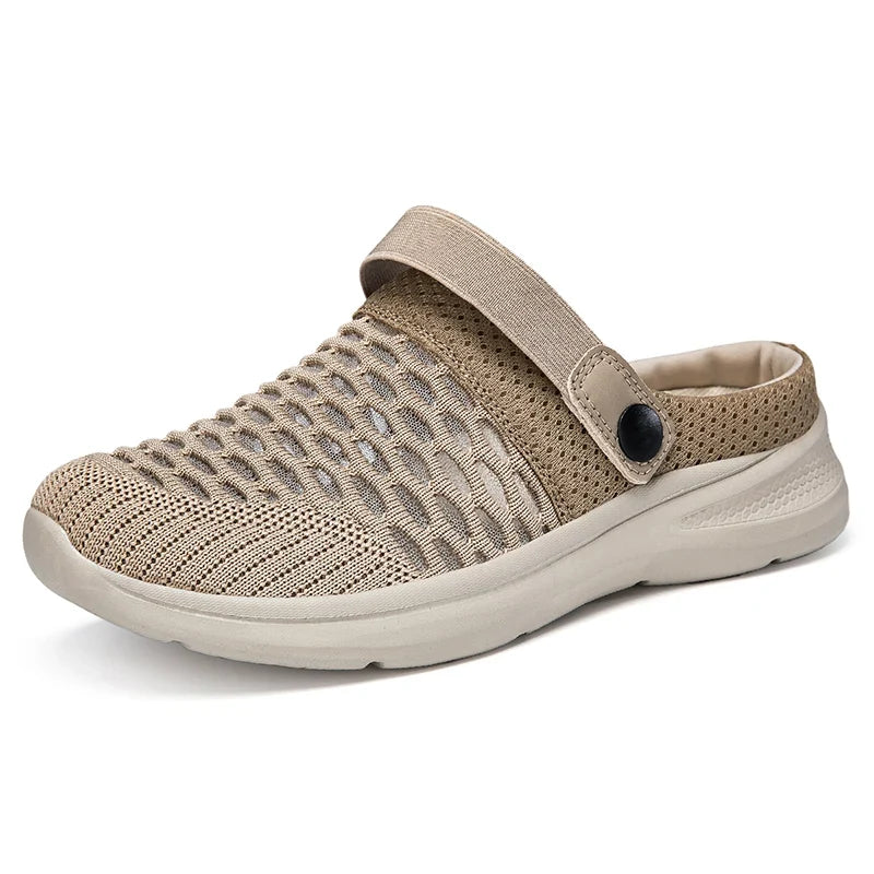 Women's Summer Sports Shoes New Platform Sandals Women Mesh Sports Breathable Beach Flat Bottom Trendy Outdoor Walking Slippers