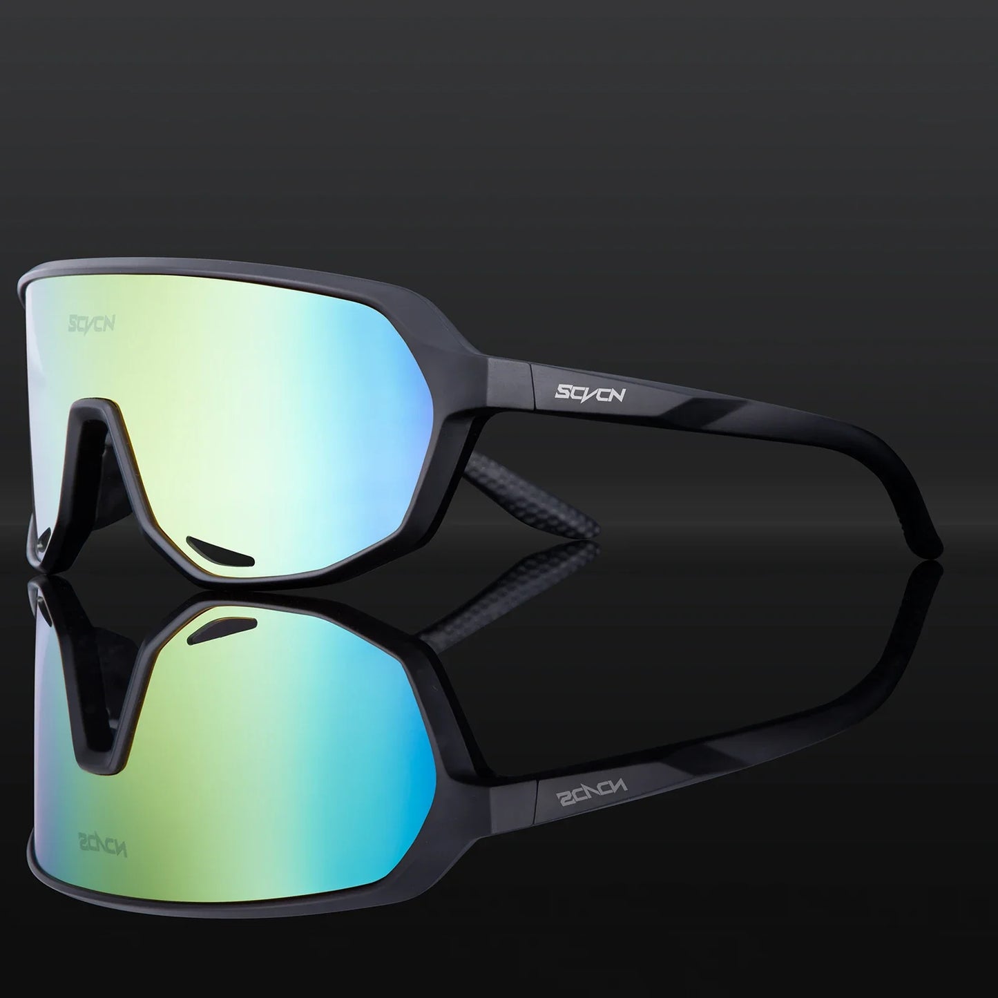 Scvcn Cycling Glasses Photochromic Sunglasses for Men Sun Mountain Bike Road Bicycle Eyewear Cycle Goggles Sports UV400 MTB