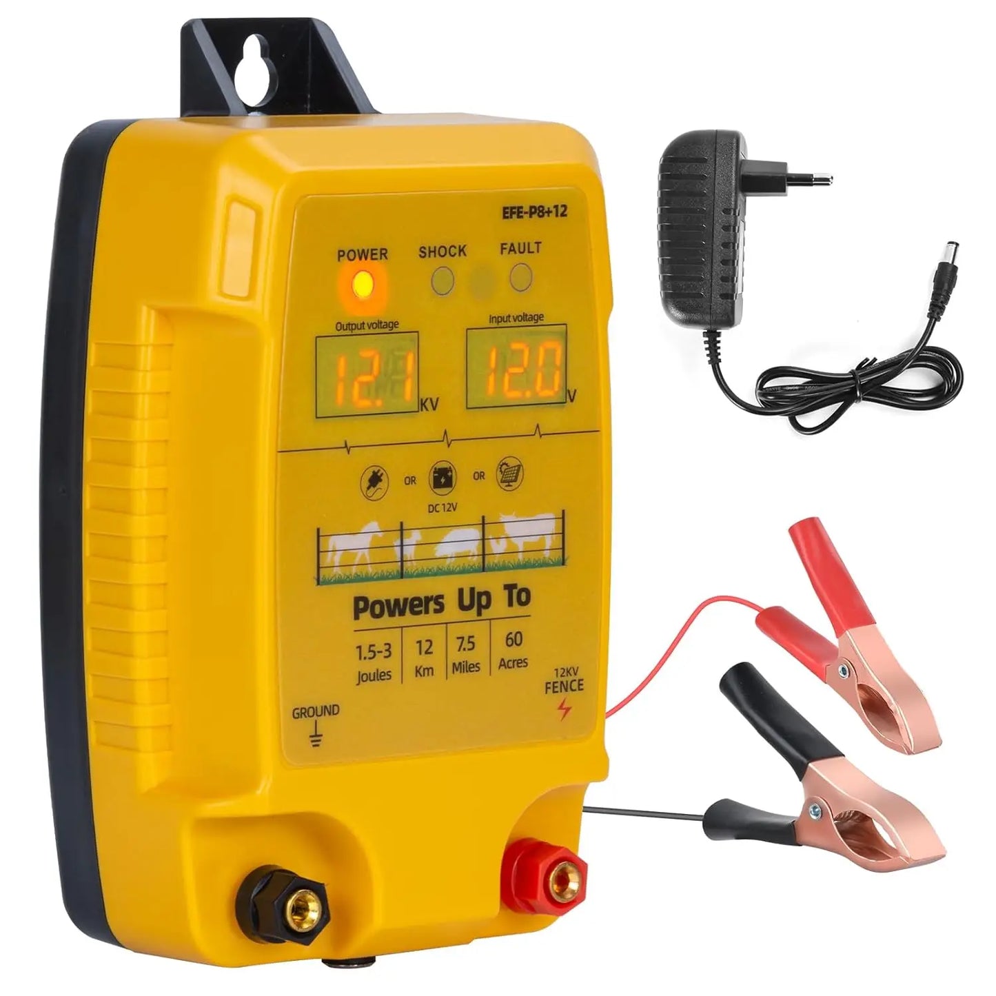 12km Electric Fence, Animal Fence, Animals, Poultry Farming, Shepherd, Waterproof Fence Tool