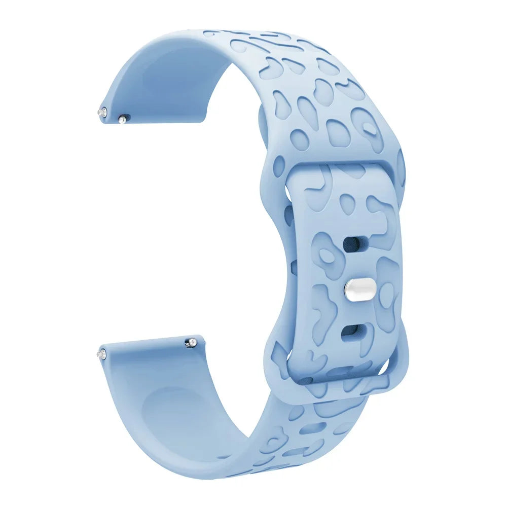 Suunto Race, Vertical & 9 Peak Leopard Print Silicone Band
