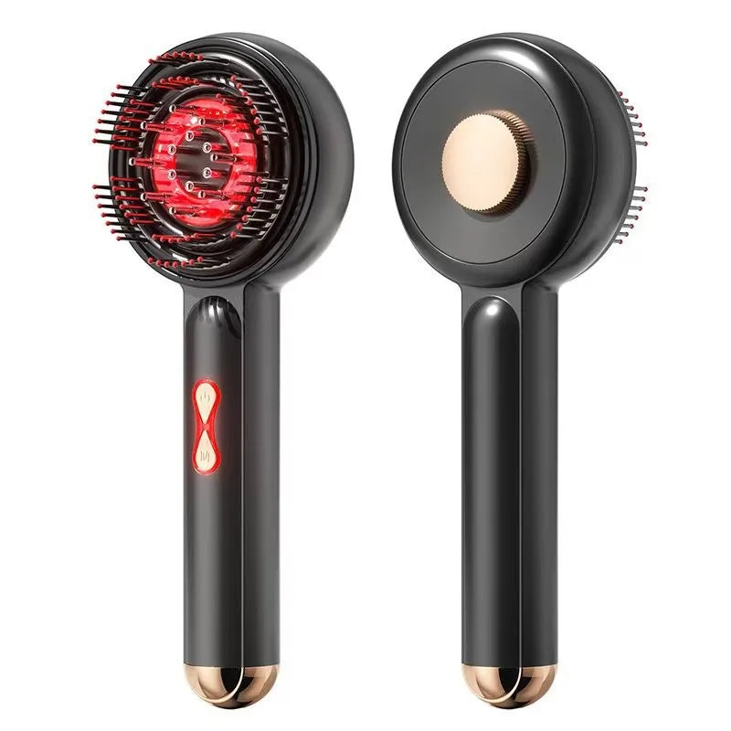 Electric Head Massage Comb Hair Medicine Oil Applicator Scalp Massage Brush Infrared Red Light Hair Growth Comb Hair Care