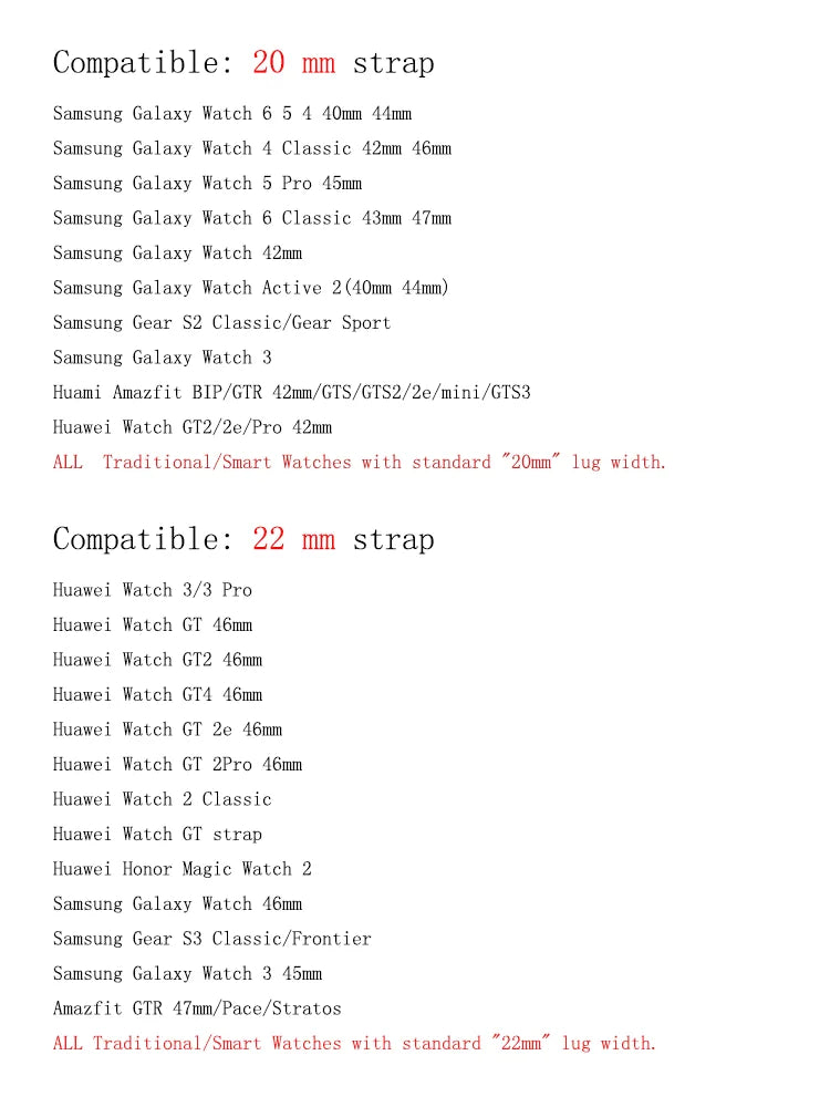 Garmin 18/20/22mm Quick Release FKM Rubber Tropic Band