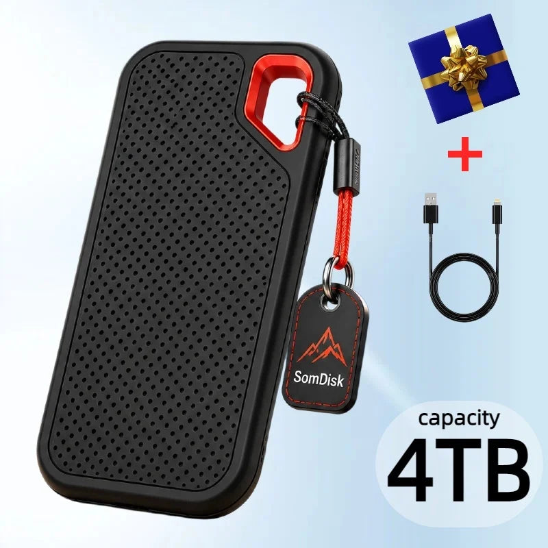 1TB Portable SSD Waterproof Shockproof for Desktop Computer Plug&play