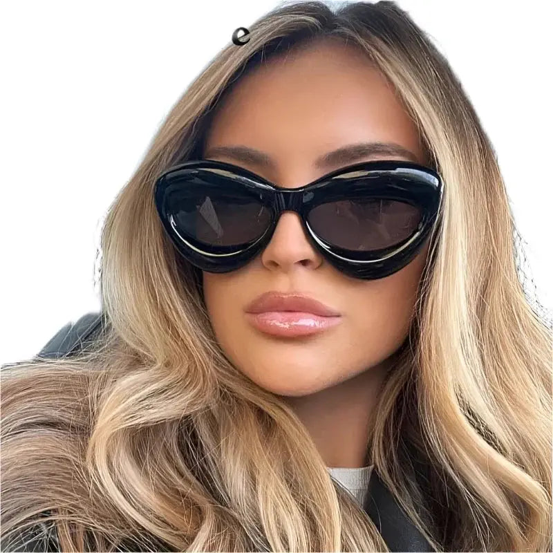 Sunglasses - UV Protection - Plush Cat Eye Fashion Shades
