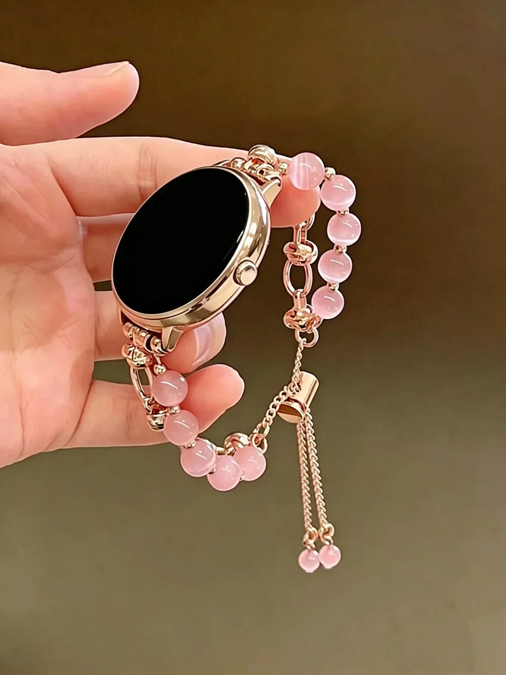 TicWatch Pro 3, E3 & GTH Women's Pearl Chain Bracelet