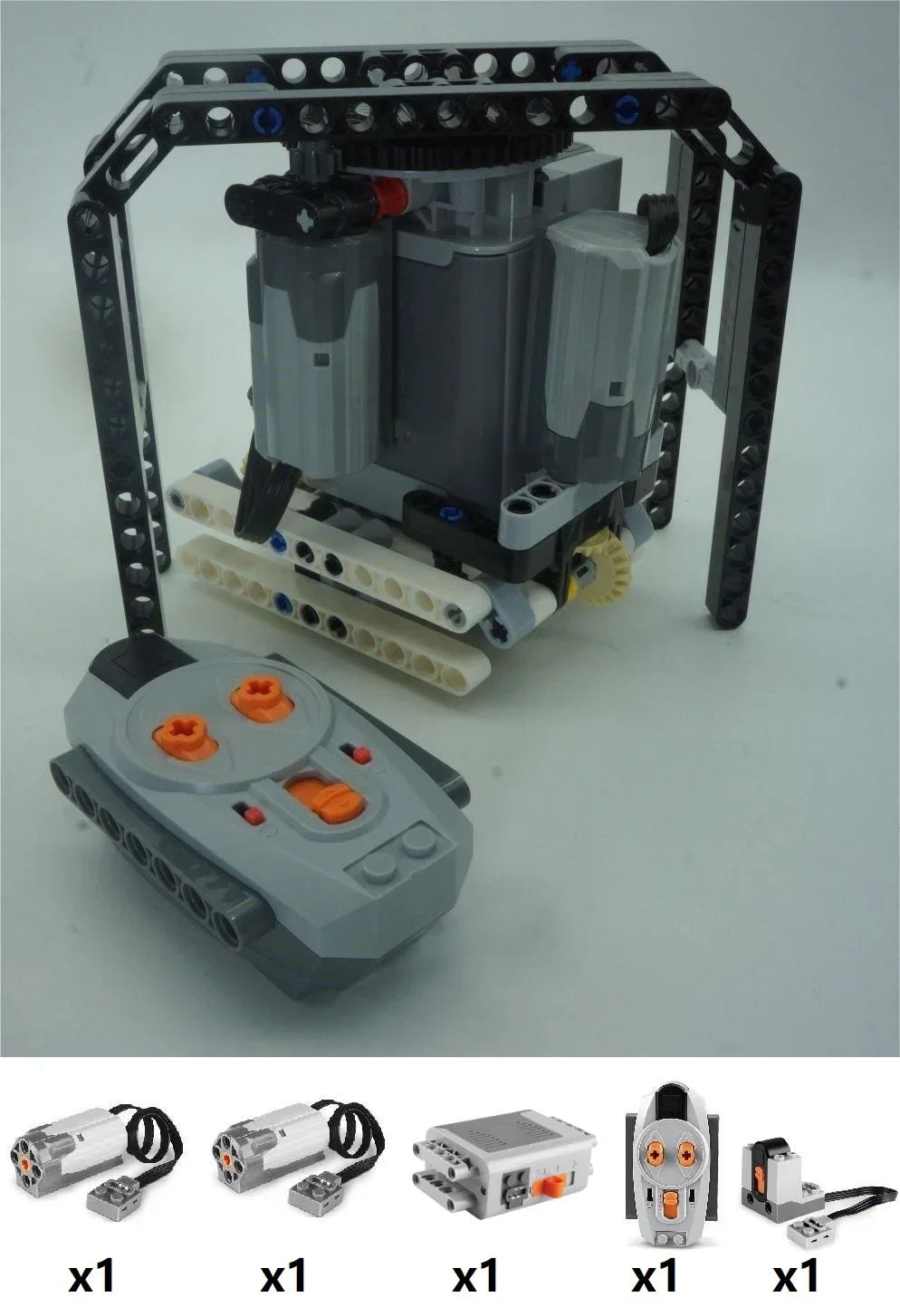 Technical Electric MOC Building Blocks 6-Leg Walking Robot RC Omnidirectional Robot Model DIY Bricks Blocks Toy Fot 14+