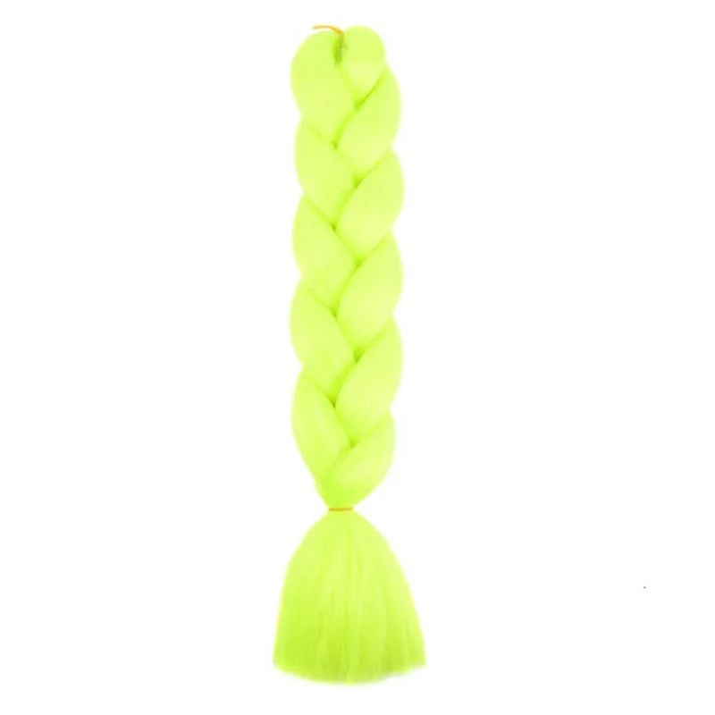 24-Inch Jumbo Box Braiding Hair Extensions | Yaki Straight Synthetic Dreadlocks