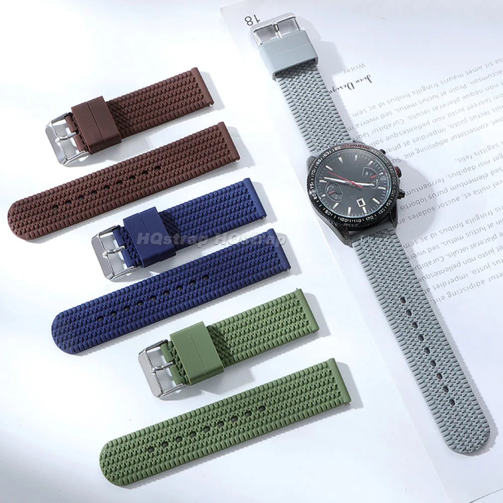 Amazfit Balance, GTR, GTS & Bip Tread Pattern Silicone Band