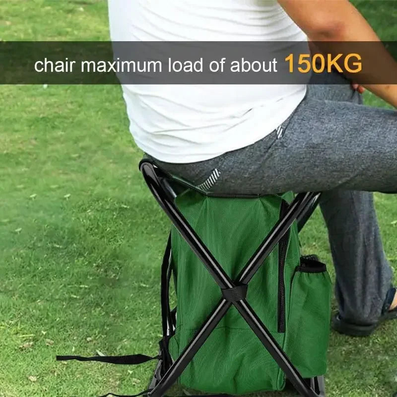 Outdoor Camping, Portable Folding Stool, Thermal Insulation Bag, Lightweight Luggage, Foldable, Multi-Functional Stool
