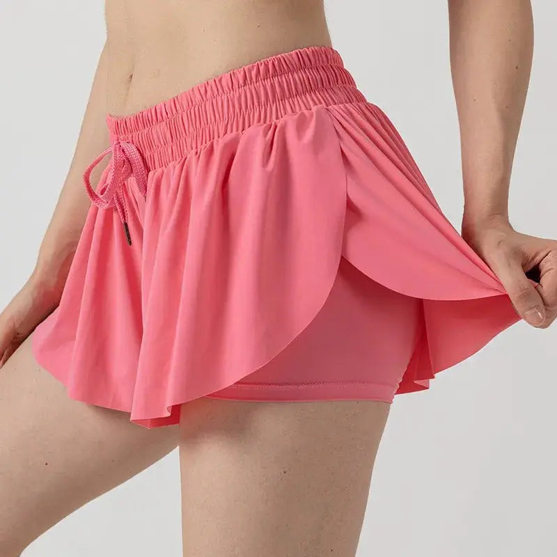 Cute & Comfortable Girls' Athletic Shorts with Skirt