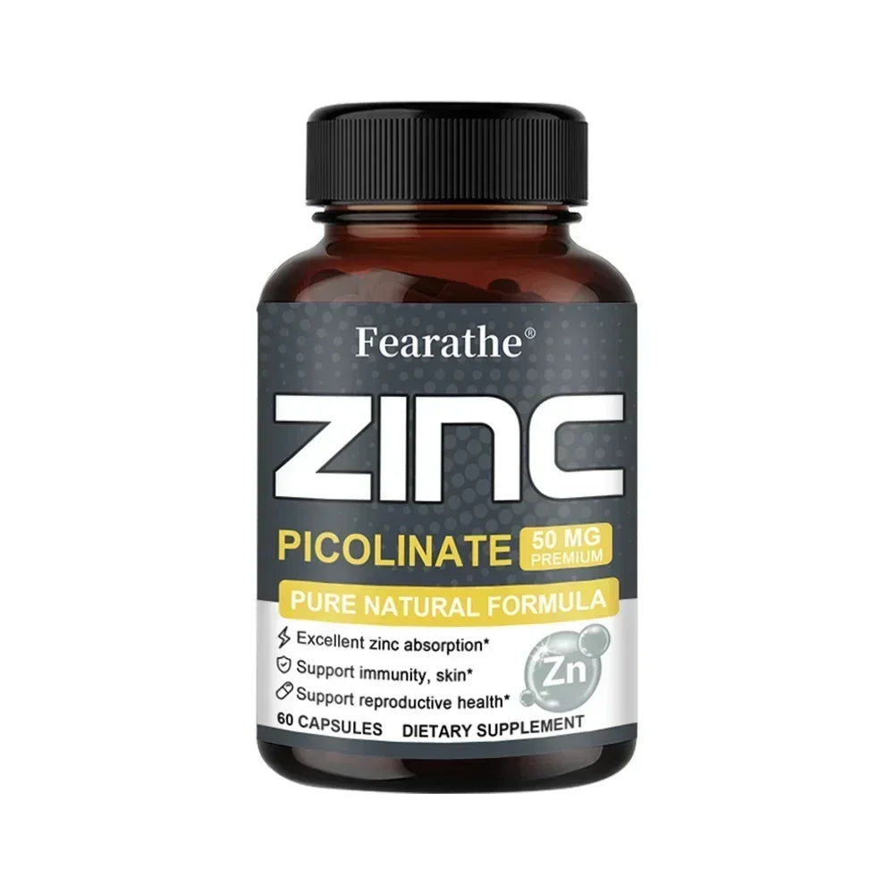 ZincMax 50: Refuerzo Inmunitario y de la Piel, Puro y Potente