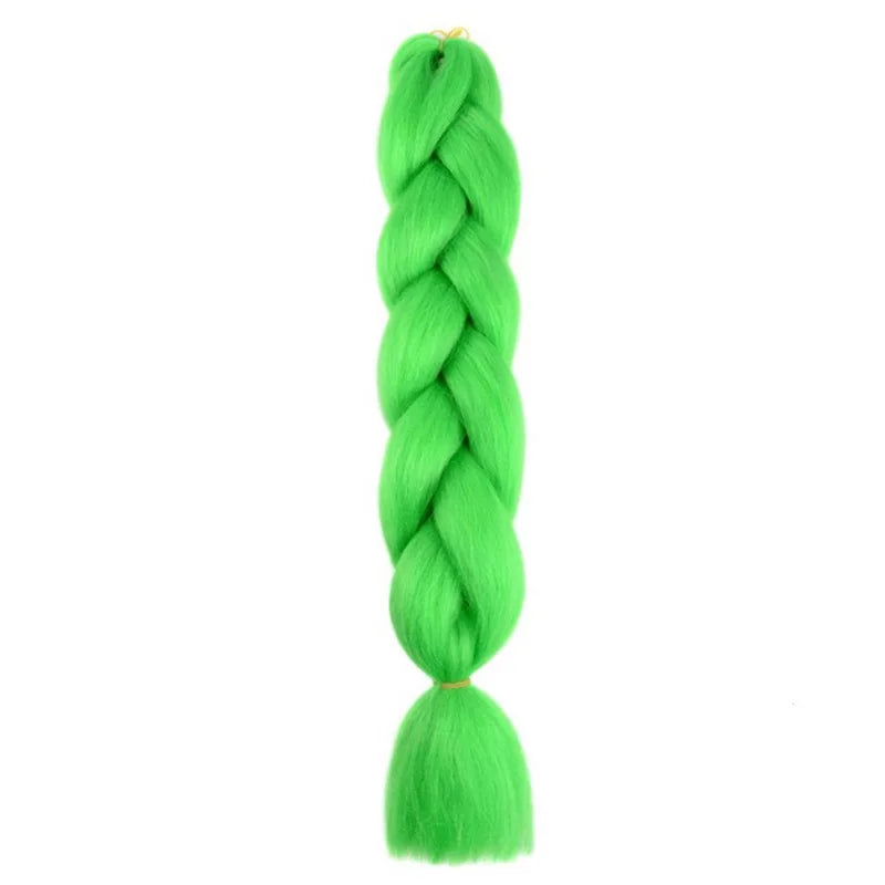 24-Inch Jumbo Box Braiding Hair Extensions | Yaki Straight Synthetic Dreadlocks