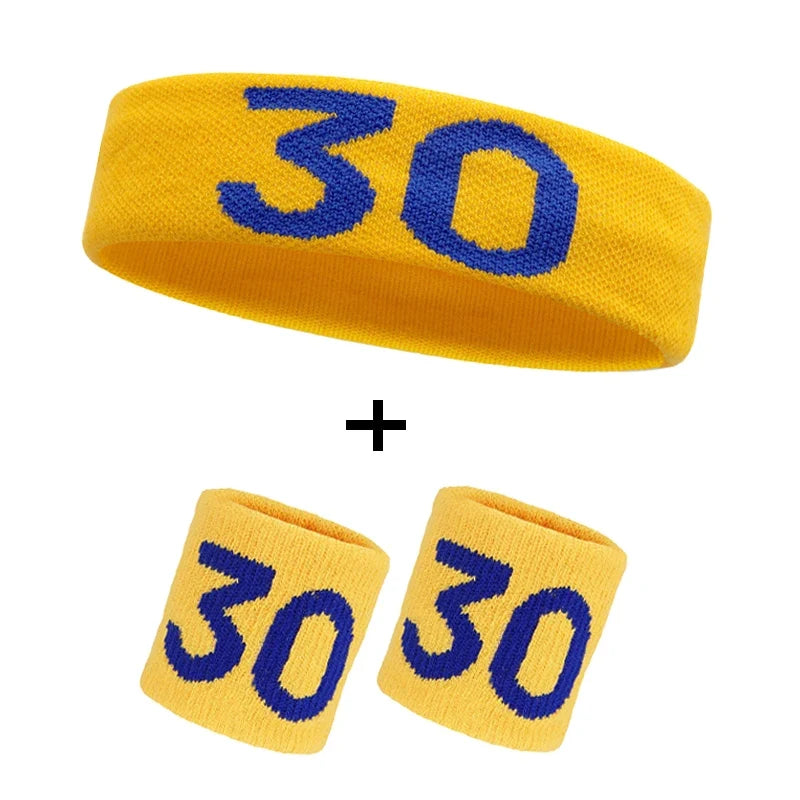 Cotton Sports Headband with Wrist Guard
