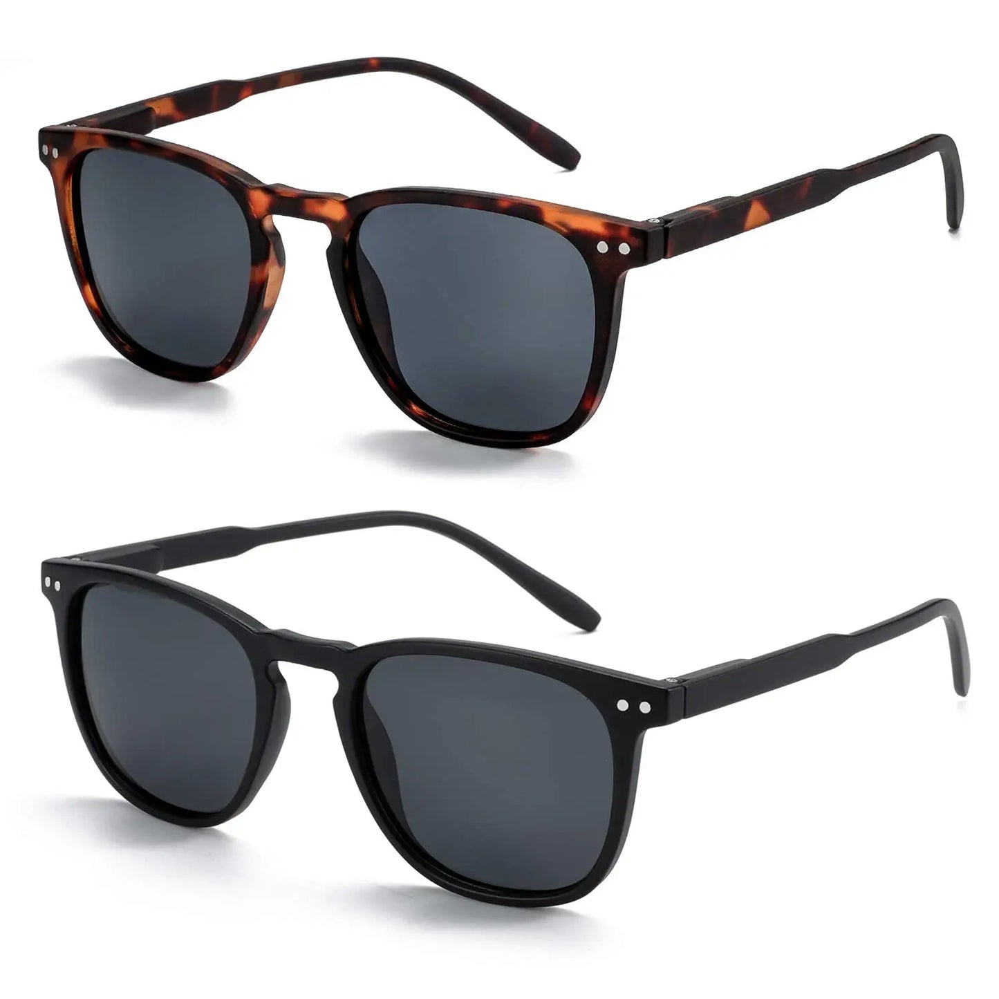 ZENOTTIC Fashion Polarized Sunglasses Men Women Brand Designer Retro Round Sun Glasses Vintage UV400 Goggles Shades
