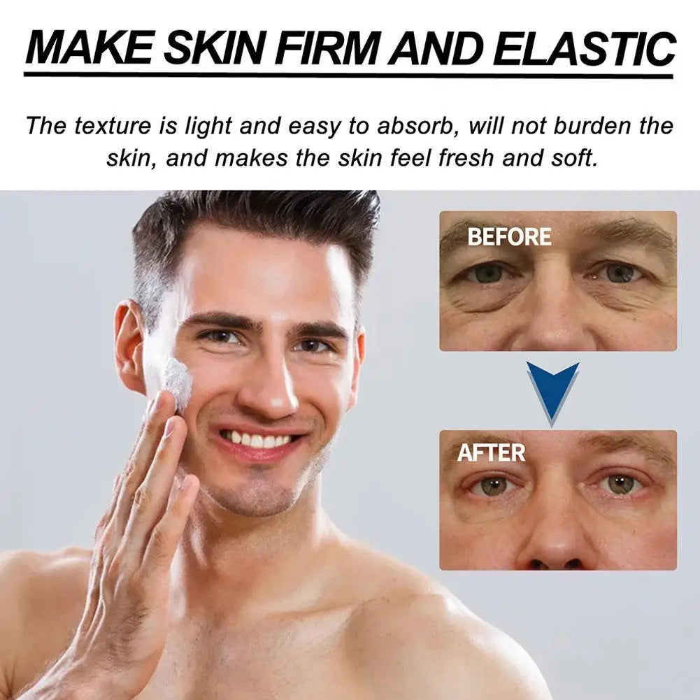 Retinol Face Cream for Men Firming Lifting Brightening Fade Fine Lines Anti Puffiness Moisturizing Nourishing Facial Skin Care