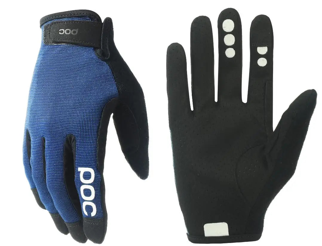 p0c 15 colour dh mx bike long finger all-season model wearable and comfortable riding gloves universal
