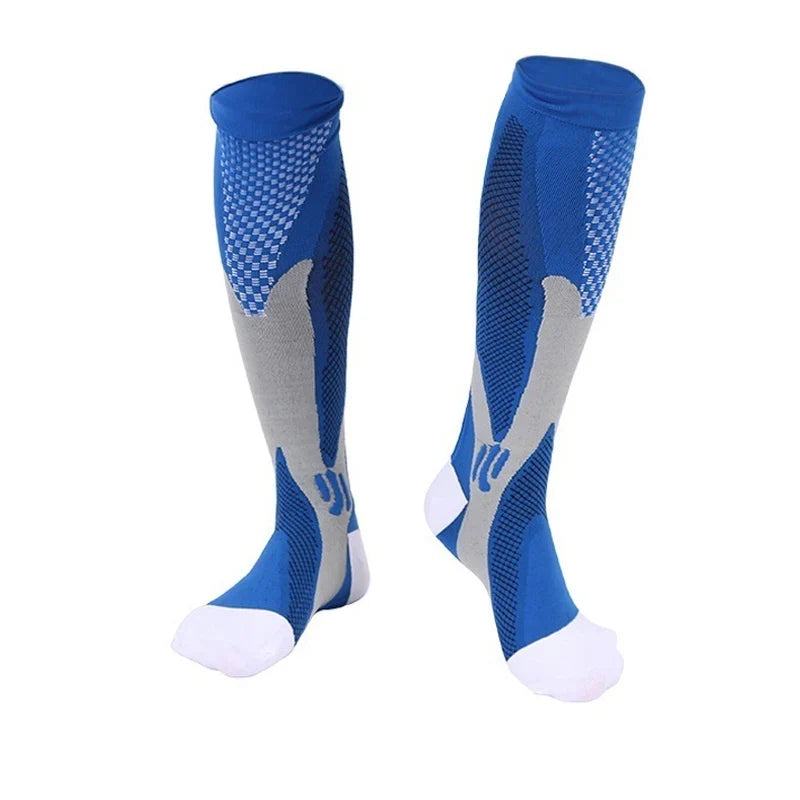 6Pairs Compression Socks 20-30mmHg High Stockings Men & Women Sports Marathon Cycling Football Varicose Veins EU35-45