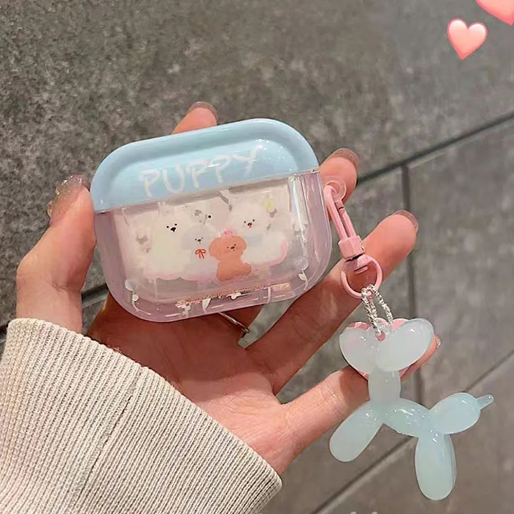 Funda de AirPods Perritos Pastel