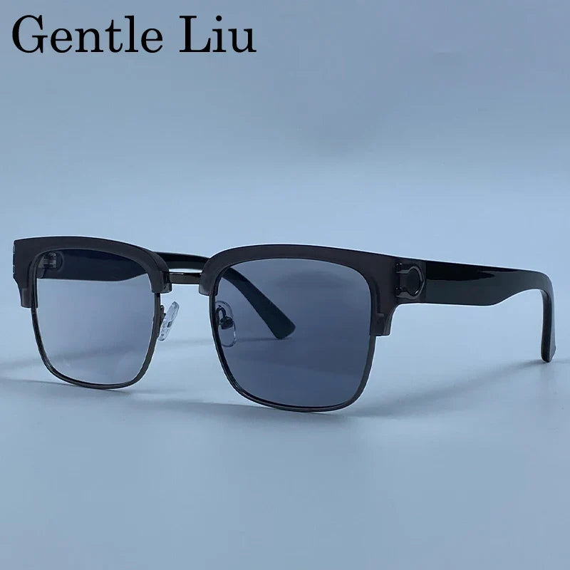 Vintage Square Photochromic Sunglasses Men Luxury Designer Black Gold Frame Driving Sun Glasses Retro Eyewear Oculos De Sol 2026