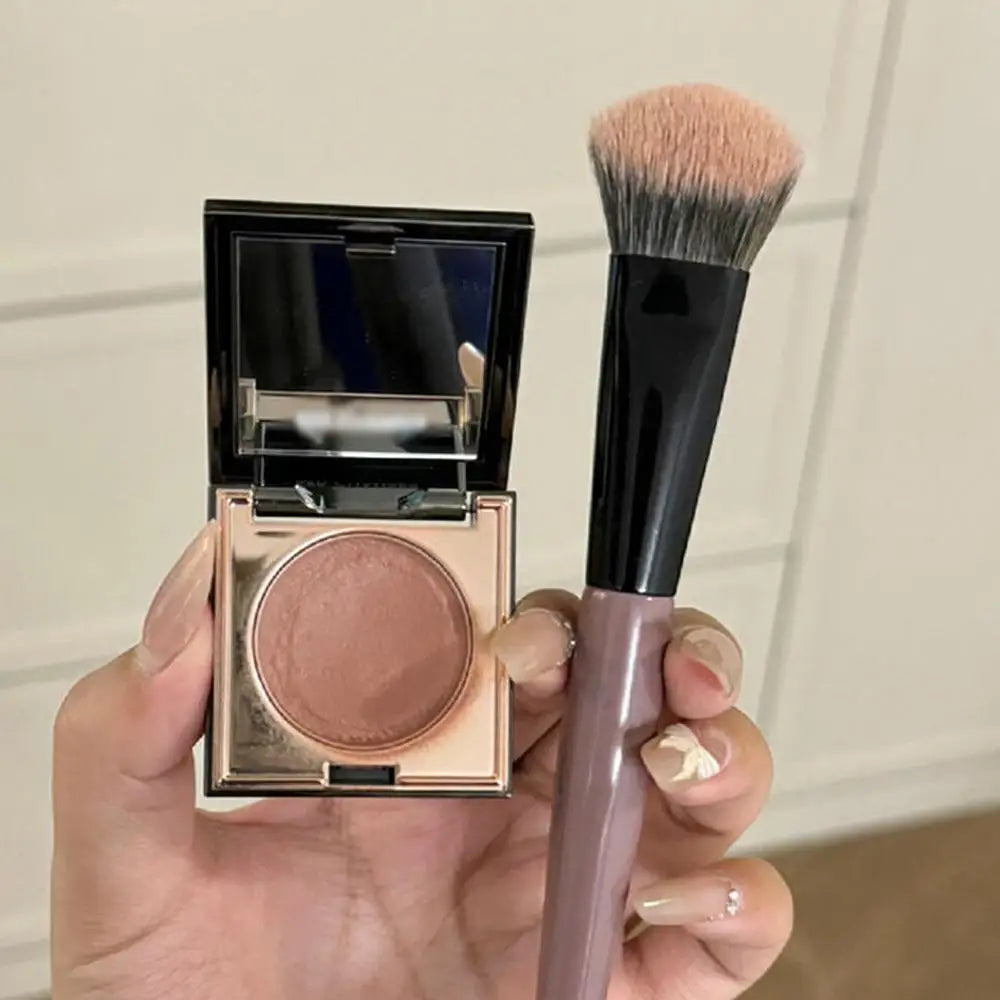 Powder Blusher Brush On Slope Surface Soft And Skin-friendly Fiber Hair Fashion Design Single Face Brush Makeup Tools