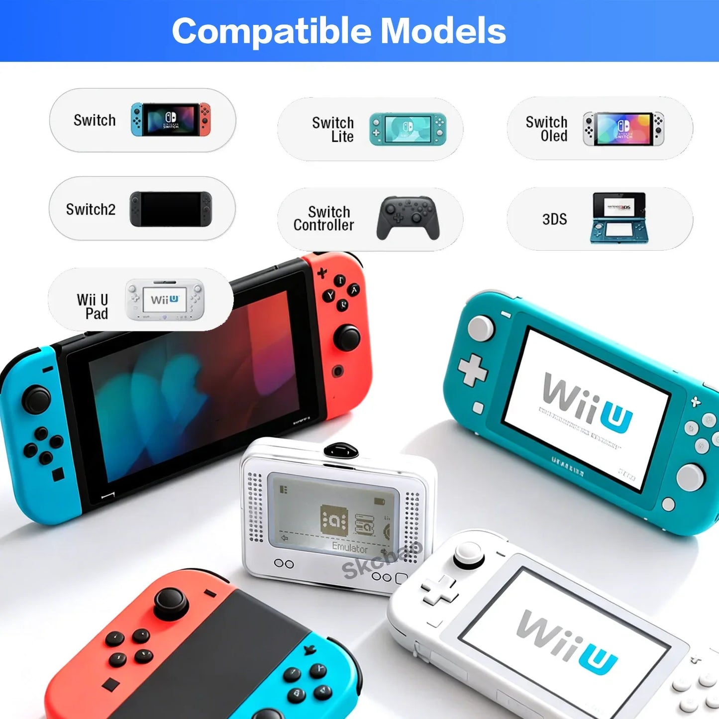 New For Amiibo Emulator NFC Game Simulator Infinite Card Swipe Smart Universal For Switch 3DS Wii U Accessories